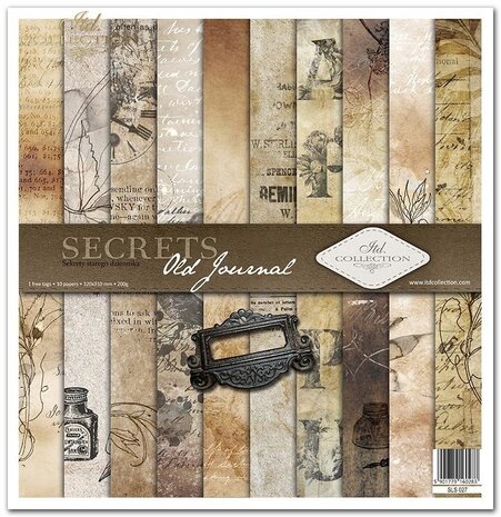 ITD Collection Secrets Old Journal 12x12 Inch Paper Pad (SLS 027)