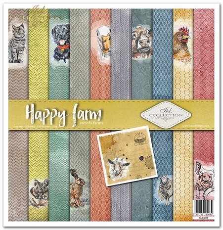 ITD Collection Happy Farm 12x12 Inch Paper Pad (SLS 028)