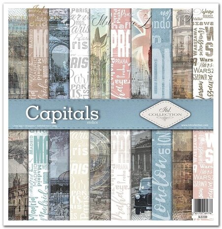 ITD Collection Capitals 12x12 Inch Paper Pad (SLS 030)