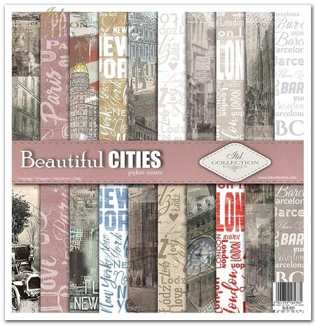 ITD Collection Beautiful Cities 12x12 Inch Paper Pad (SLS 031)