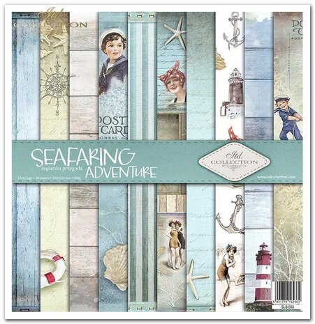 ITD Collection Seafarming Adventure 12x12 Inch Paper Pad (SLS 033)