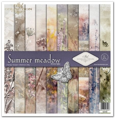 ITD Collection Summer Meadow 12x12 Inch Paper Pad (SLS 034)