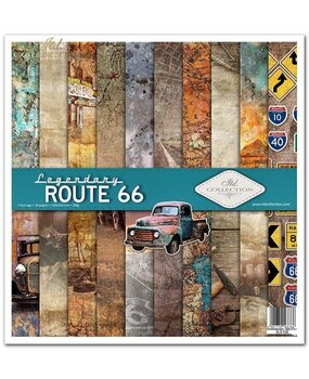 ITD Collection Legendary Route 66 12x12 Inch Paper Pad (SLS 038)