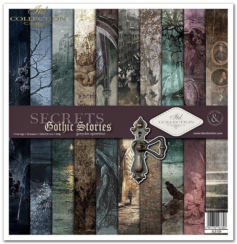 ITD Collection Secrets Gothic Stories 12x12 Inch Paper Pad (SLS 039)