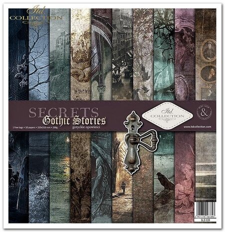 ITD Collection Secrets Gothic Stories 12x12 Inch Paper Pad (SLS 039)