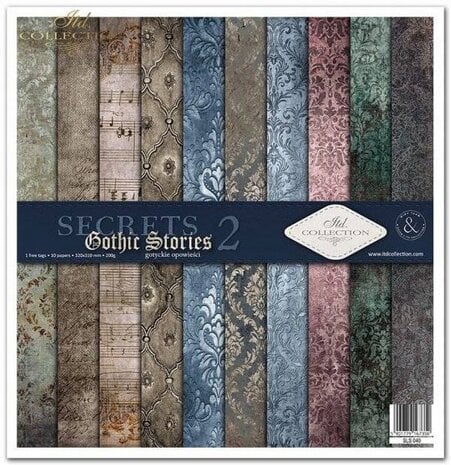 ITD Collection Secrets Gothic Stories 2 12x12 Inch Paper Pad (SLS 040) ITD Collection Secrets Gothic Stories 2 12x12 Inch Paper Pad (SLS 040)