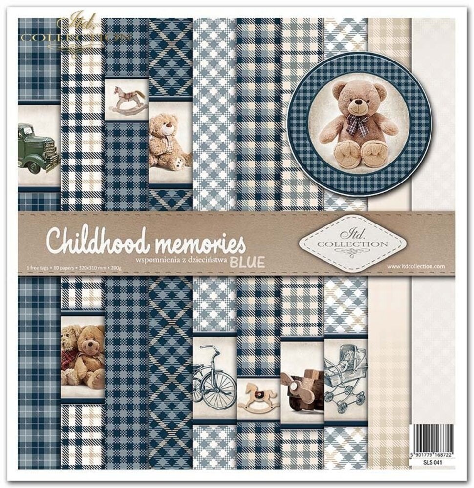 ITD Collection Childhood Memories 12x12 Inch Paper Pad (SLS 041)