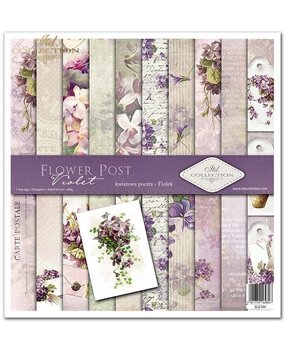 ITD Collection Flower Post Violet 12x12 Inch Paper Pad (SLS 044)