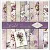 ITD Collection Flower Post Violet 12x12 Inch Paper Pad (SLS 044)