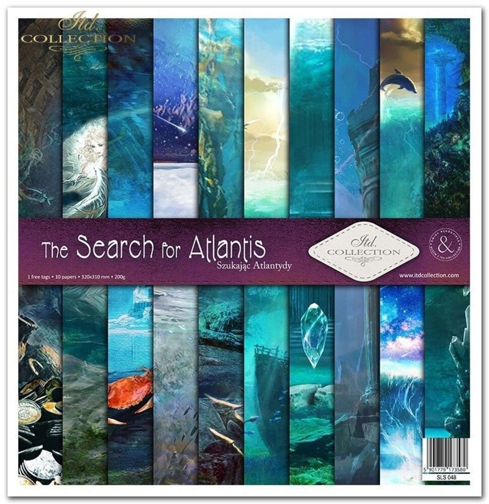 ITD Collection The Search for Atlantis 12x12 Inch Paper Pad (SLS 048)
