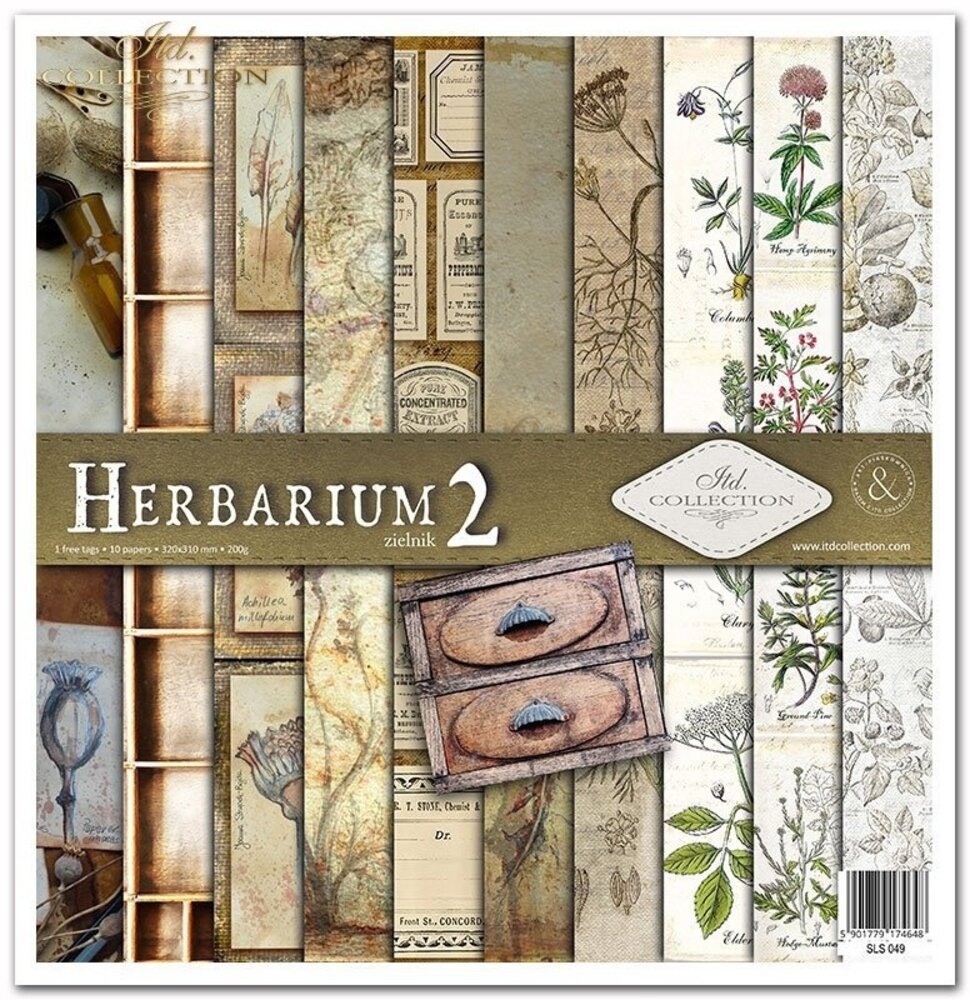ITD Collection Herbarium 2 12x12 Inch Paper Pad (SLS 049)