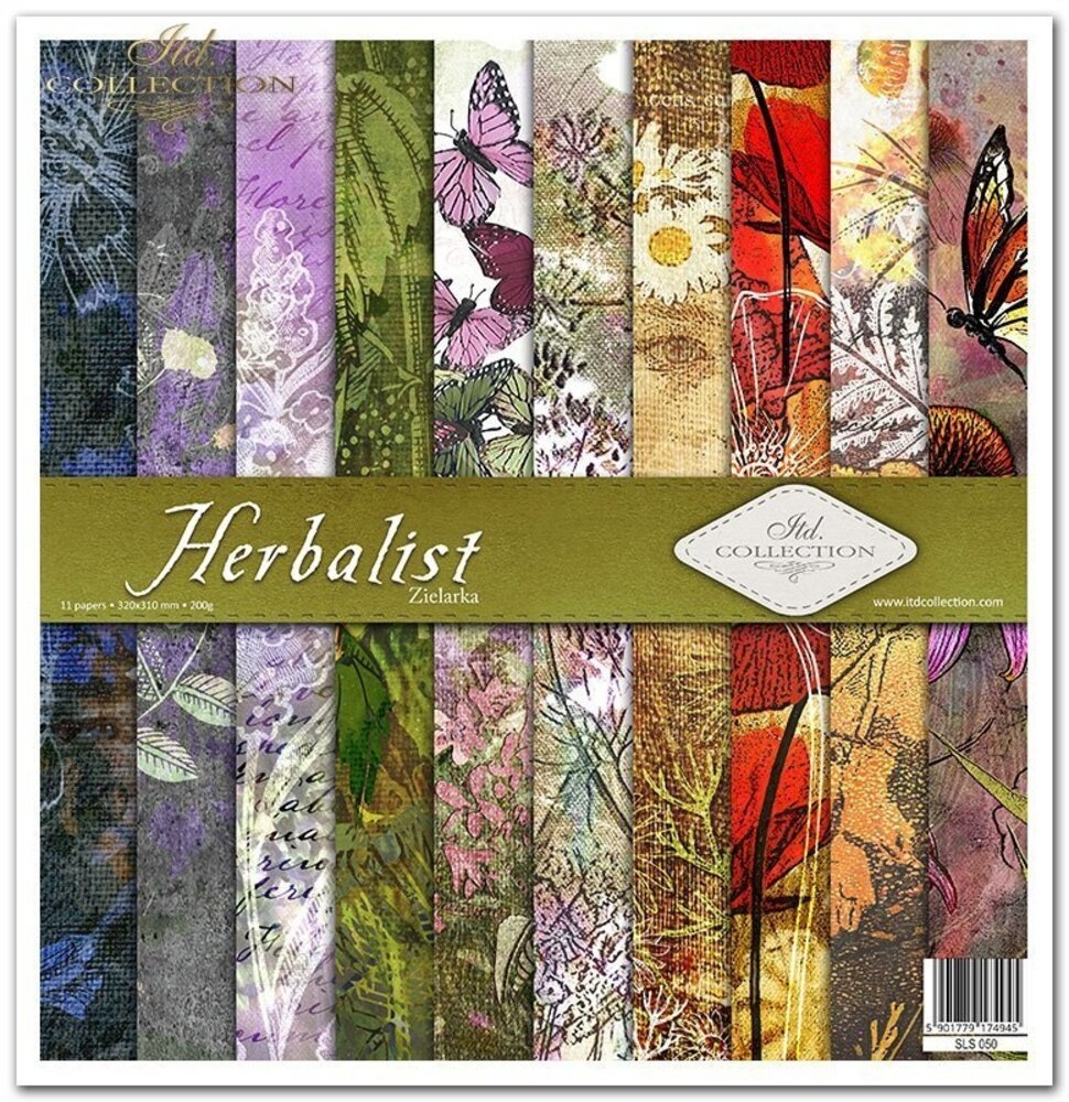 ITD Collection Herbalist 12x12 Inch Paper Pad (SLS 050)