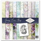 ITD Collection Spring Love Story 12x12 Inch Paper Pad (SLS 059)