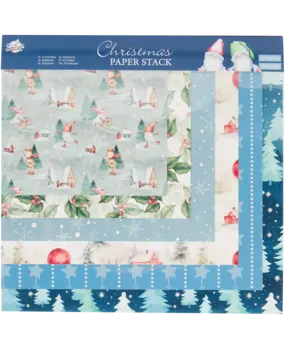 Craft Universe Winter Gnomes 12x12 Inch Christmas Paper Stack (3216126)
