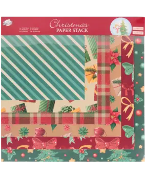Craft Universe Christmas Decorations 12x12 Inch Christmas Paper Stack (3216126)