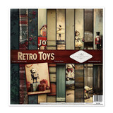ITD Collection Retro Toys 12x12 Inch Paper Pad (SLS 096)