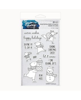 Simon Hurley Create Skating By Clear Stamps (HUR90717) Simon Hurley Create Skating By Clear Stamps (HUR90717)