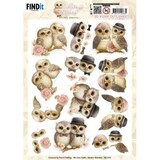 Berrie's Beauties Owlways Yours 3D Push Out Devotion (SB11076)