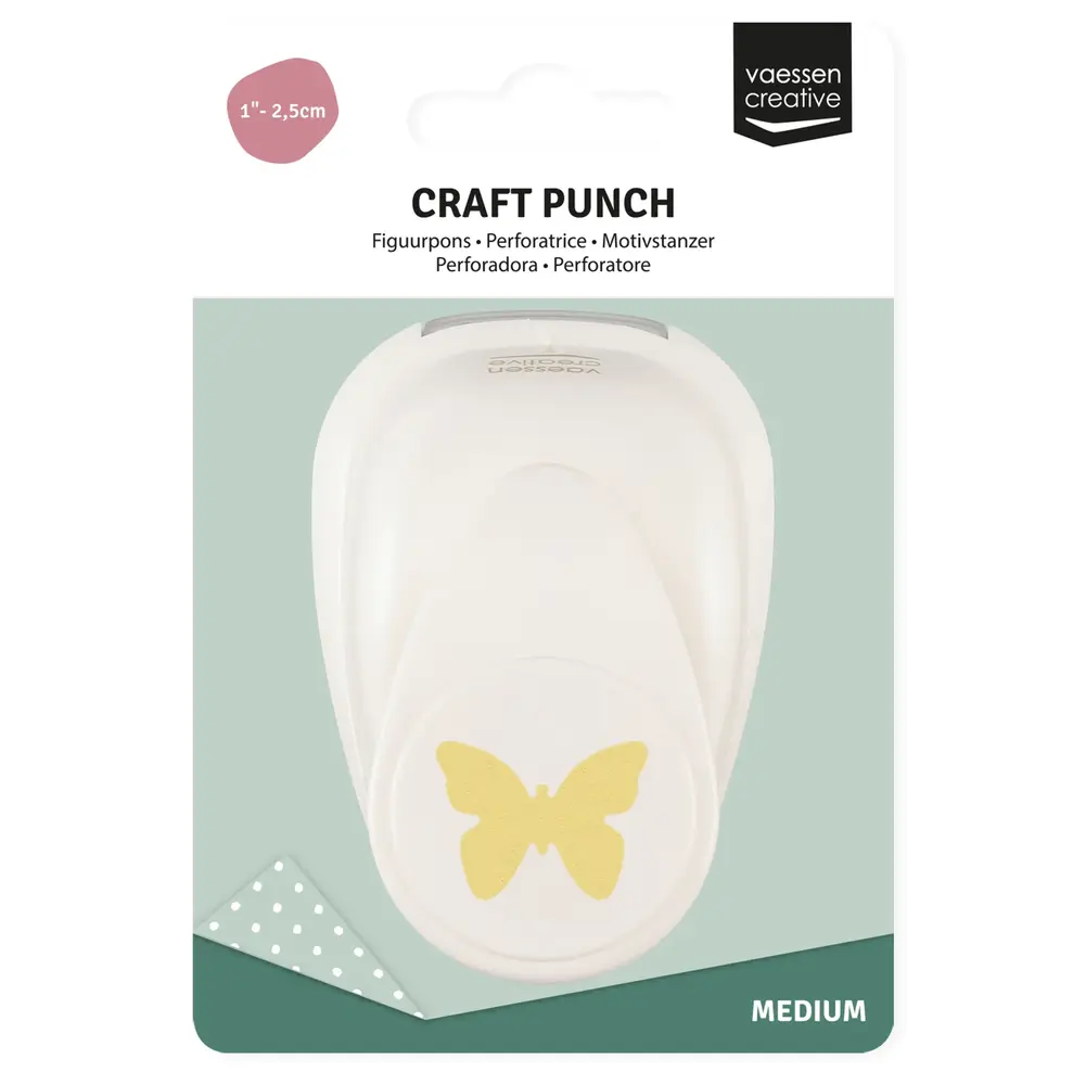 Vaessen Creative Figuurpons Medium Vlinder 5 (21435-049) Vaessen Creative Figuurpons Medium Vlinder 5 (21435-049)