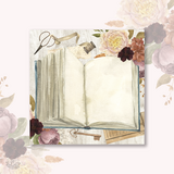 Hello Petite Paper One more Chapter Square Notepad Book