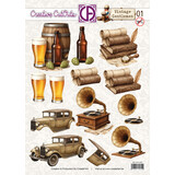 Creatief Art Vintage Gentlemen 01 Stansvel (CCO-029)