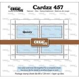 Crealies Cardzz Dies Rechthoekig Postzegelvel Quinty (CLCZ457)