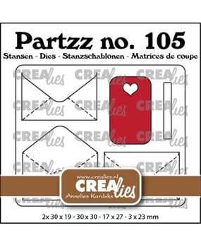 Crealies Partzz Dies Post (CLPartzz105)