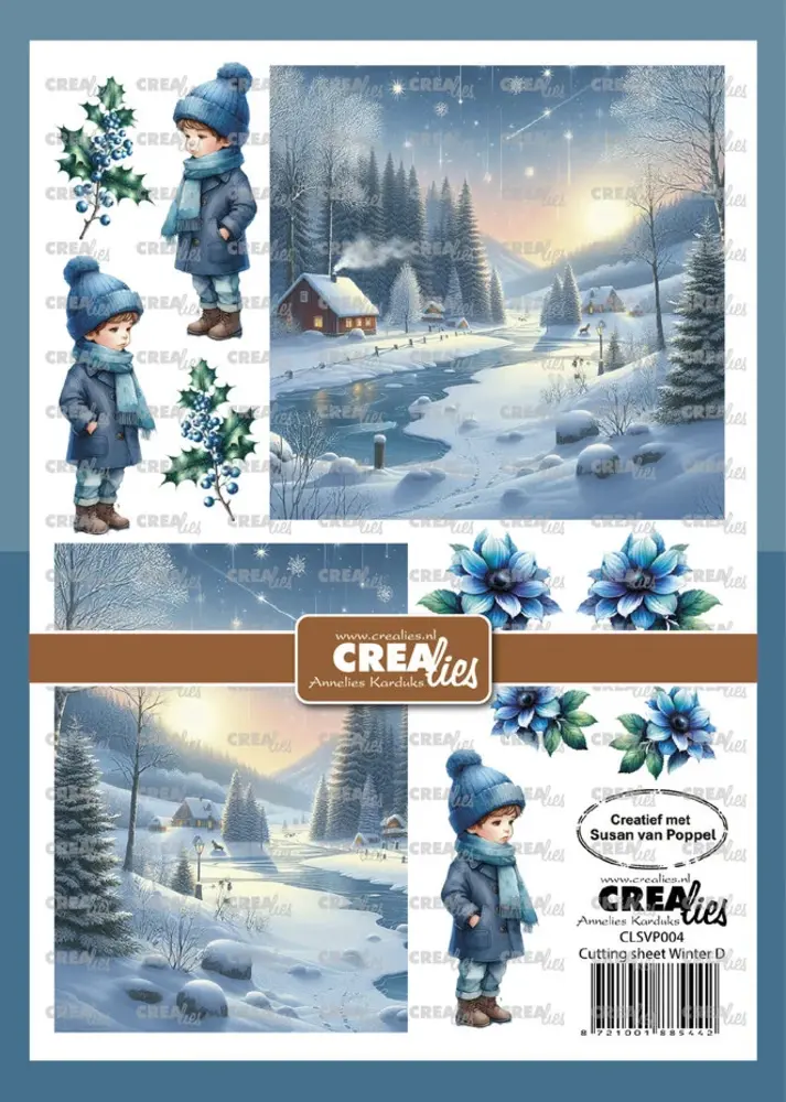 Crealies Knipvellen Bundel Winter (CLSVP901) Crealies Knipvellen Bundel Winter (CLSVP901)