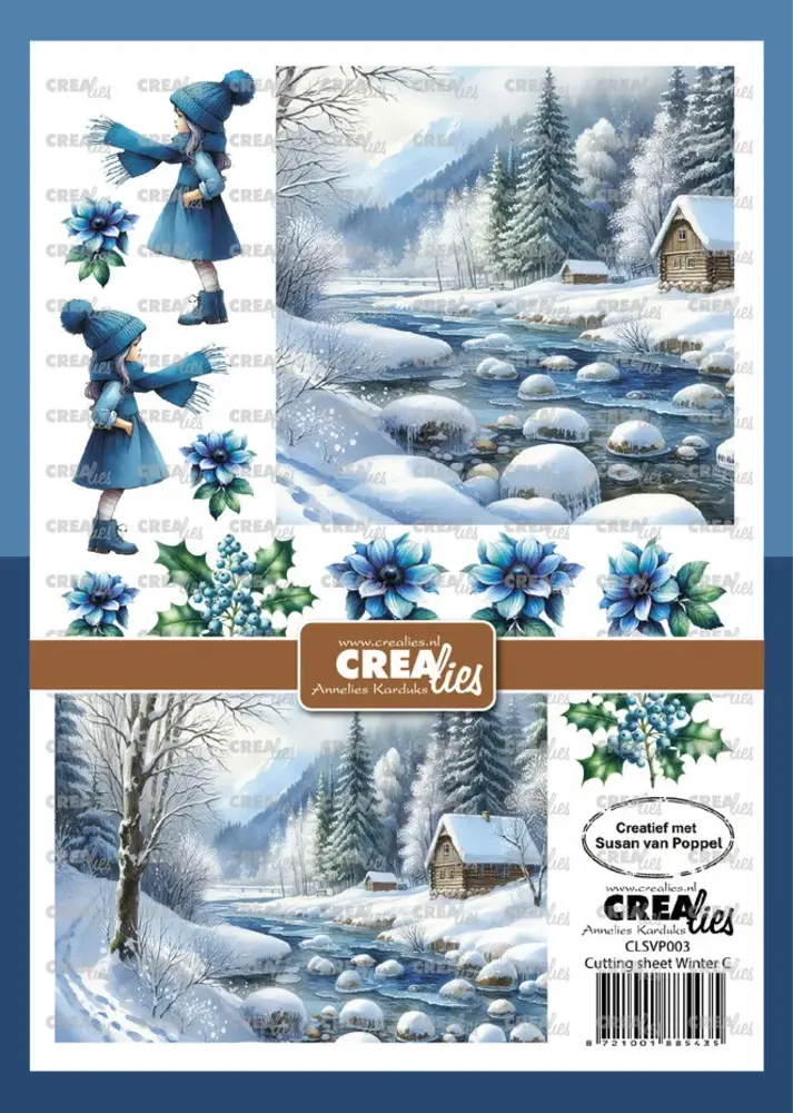 Crealies Knipvellen Bundel Winter (CLSVP901) Crealies Knipvellen Bundel Winter (CLSVP901)