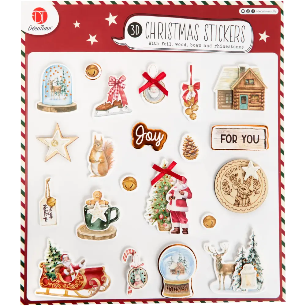DécoTime 3D Christmas Stickers Joy (3216768)