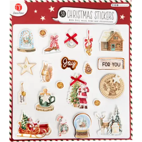 DécoTime 3D Christmas Stickers Joy (3216768)