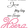 Marianne Design Collectables Hoera (COL1348)
