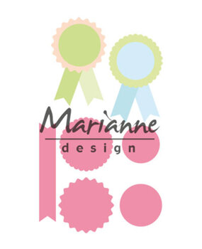 Marianne Design Collectables Rosettes & Labels (COL1444)