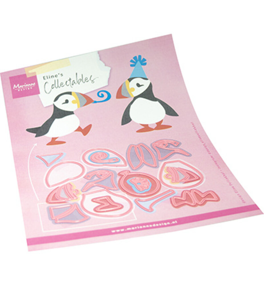 Marianne Design Collectables Eline's Party Puffin (COL1581)