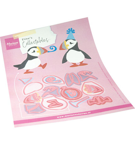 Marianne Design Collectables Eline's Party Puffin (COL1581)