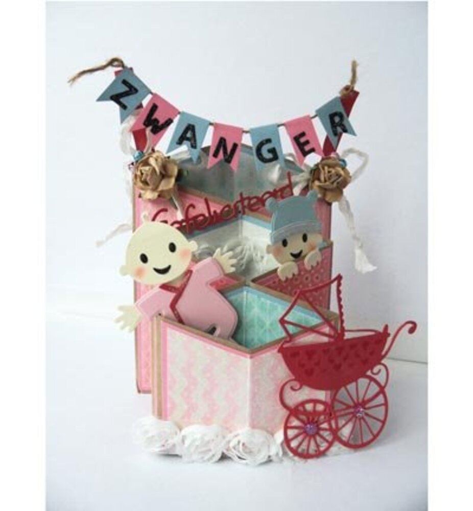 Marianne Design Craftables Hartelijk Gefeliciteerd (CR1319)