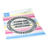 Marianne Design PRE-ORDER Craftables Gefeliciteerd Cirkel by Marleen (CR1714)