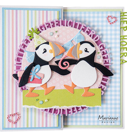Marianne Design Craftables Gefeliciteerd Cirkel by Marleen (CR1714)