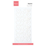 Marianne Design Pearls White Hearts (CA3219)