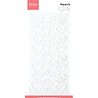 Marianne Design Pearls White Hearts (CA3219) Marianne Design Pearls White Hearts (CA3219)