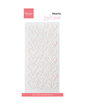 Marianne Design Pearls Light Pink Hearts (CA3220)