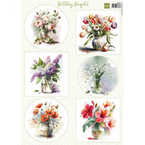 Marianne Design PRE-ORDER Knipvel A4 Birthday Bouquets (VK9639) Marianne Design PRE-ORDER Knipvel A4 Birthday Bouquets (VK9639)