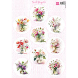Marianne Design PRE-ORDER Knipvel A4 Sweet Bouquets (VK9640) Marianne Design PRE-ORDER Knipvel A4 Sweet Bouquets (VK9640)