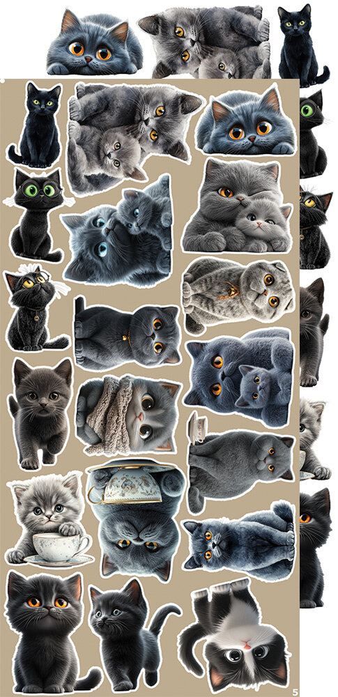 Craft O'Clock Creative Extras Set Cats (CC-CEX-03)