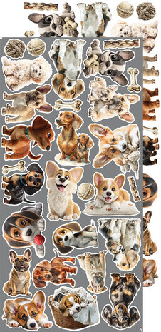 Craft O'Clock Creative Extras Set Dogs (CC-CEX-04) Craft O'Clock Creative Extras Set Dogs (CC-CEX-04)