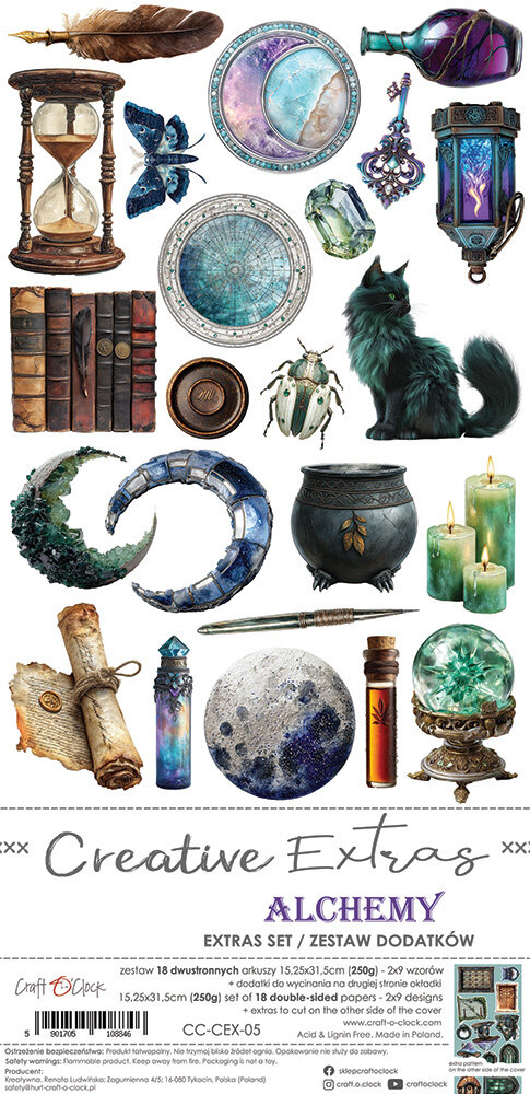 Craft O'Clock Creative Extras Set Alchemy (CC-CEX-05) Craft O'Clock Creative Extras Set Alchemy (CC-CEX-05)