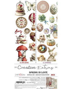 Craft O'Clock Creative Extras Set Mix Spring in Love (CC-CEX-MIX-01) Craft O'Clock Creative Extras Set Mix Spring in Love (CC-CEX-MIX-01)