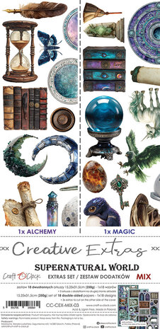 Craft O'Clock Creative Extras Set Mix Supernatural World (CC-CEX-MIX-03) Craft O'Clock Creative Extras Set Mix Supernatural World (CC-CEX-MIX-03)