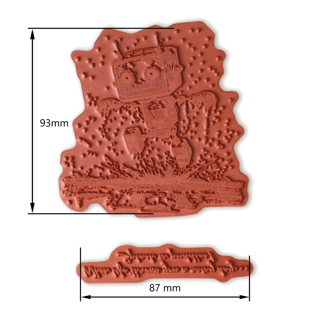 Cosmic Shimmer Andy Skinner Pre Cut Rubber Stamp Rainy Day (07-0066-AS)