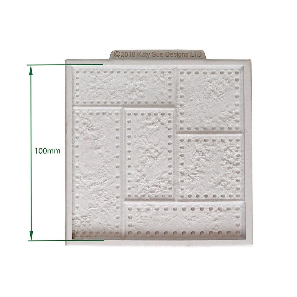 Cosmic Shimmer Silicone Mould Riveted Metal Plate (DM0053-CS)